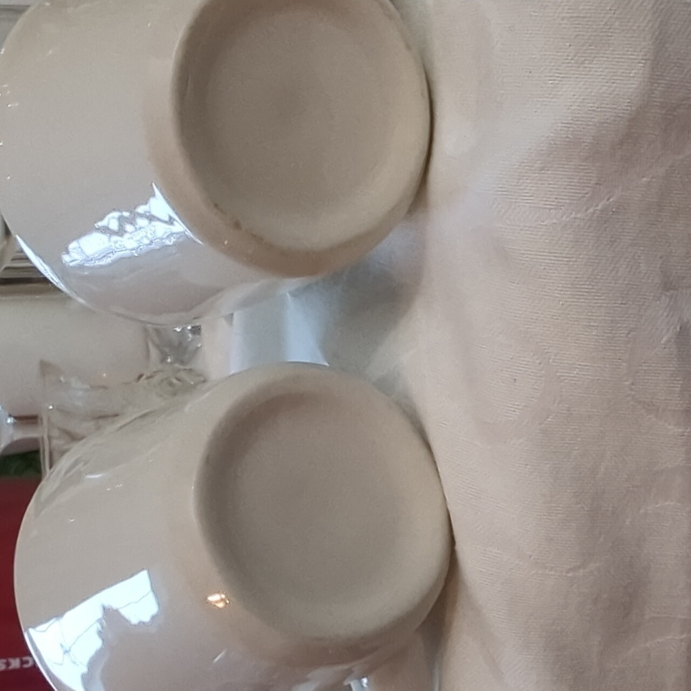 Classic White Ceramic Coffee Mugs Restaurant Quality - Picture 3 of 3